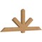 Ekena Millwork Kennewick Timber Gable Bracket, Western Red Cedar, 84"W x 31"H x 3 1/2"D x 5 1/2"F, 9/12 Pitch GBW084X31X0406KEN00SWR - alternate 3